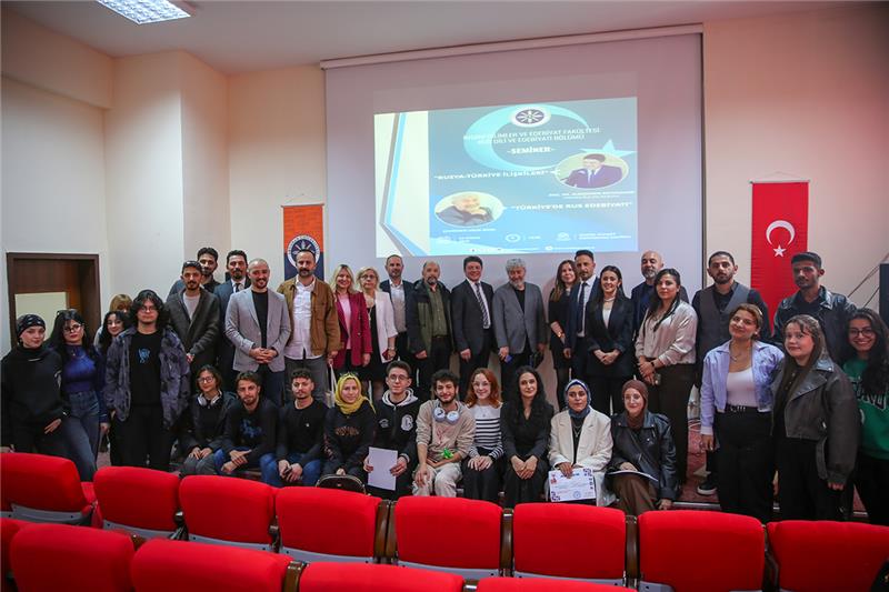 Rus Dili ve Edebiyatı Bölümü “Rusya-Türkiye İlişkileri” ve “Türkiye’de Rus Edebiyatı” Seminerleri Düzenledi