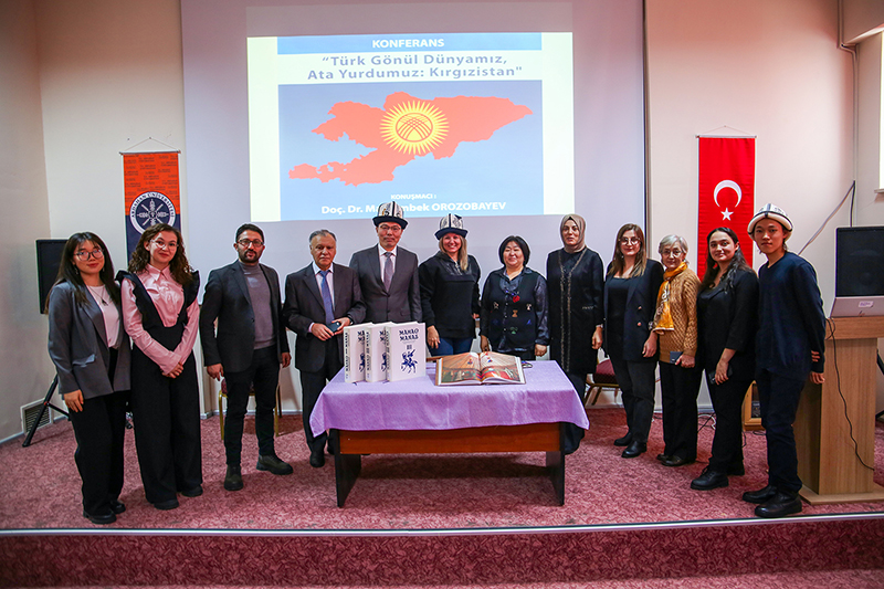 “Türk Gönül Dünyamız, Ata Yurdumuz: Kırgızistan” Başlıklı Konferans Düzenlendi