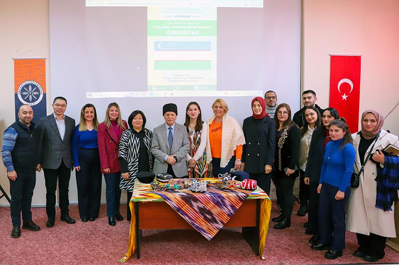 “Türk Gönül Dünyamız: Türk-İslam Medeniyetinin Merkezi Özbekistan” Başlıklı Konferans Düzenlendi